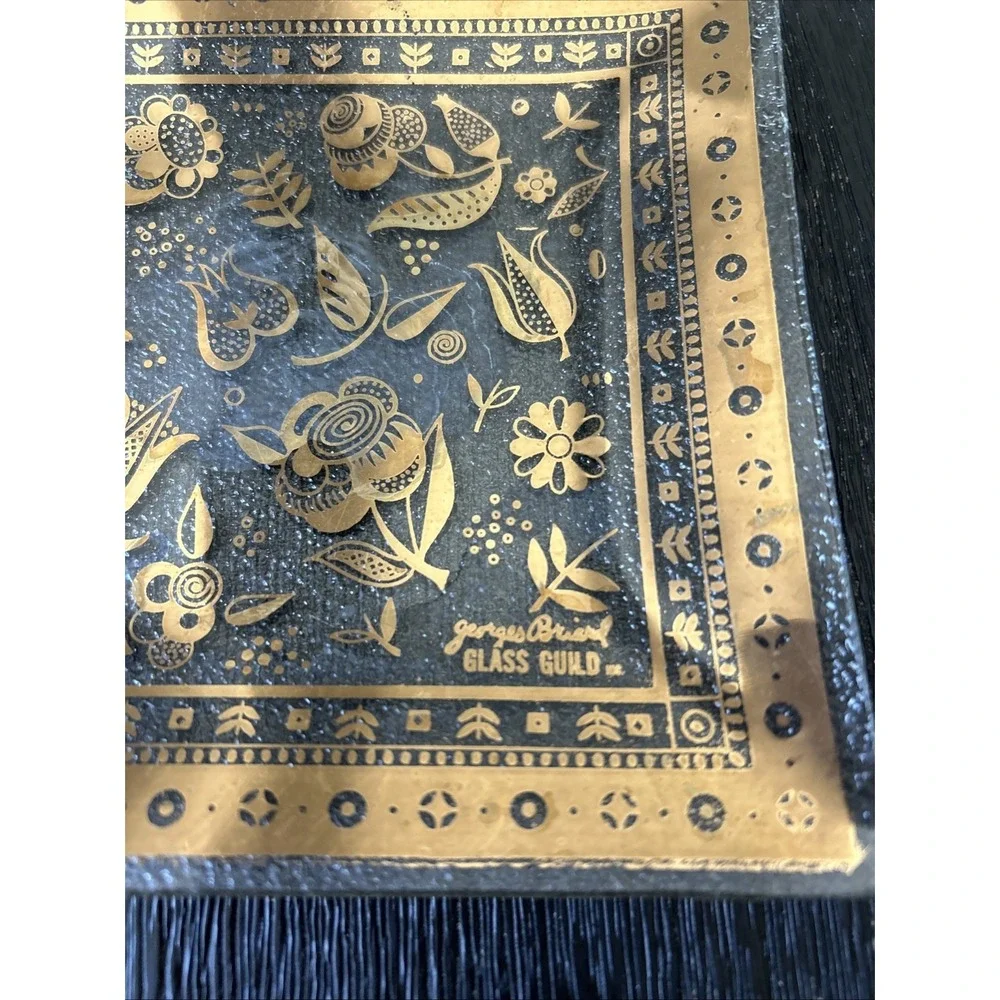 MCM Georges Briard Gold Persian Garden 5.5